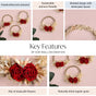Sustainable Rose Wreath Set Of 3
