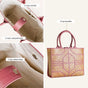 Sustainable Shitalpati Pink Tote Bag