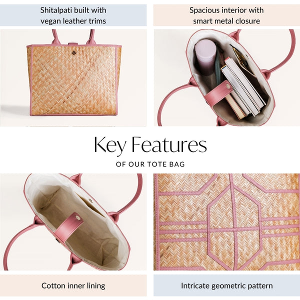 Sustainable BreezeBag Pink Tote