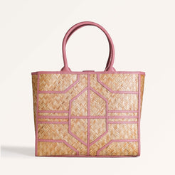 Sustainable Shitalpati Pink Tote Bag