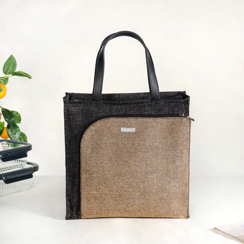 Sustainable Jute Office Lunch Bag