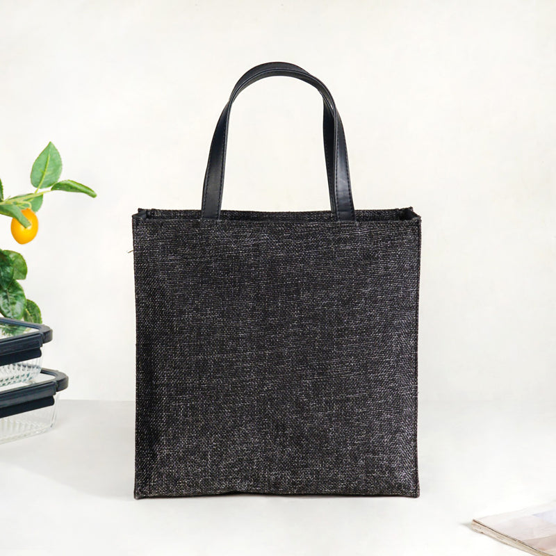 Sustainable Jute Office Lunch Bag