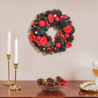 Sustainable Christmas Wreath For Wall Decoration