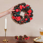 Christmas Rose Sustainable Wreath For Wall Decoration