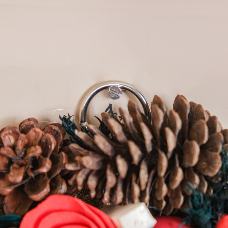 Christmas Rose Sustainable Wreath For Wall Decoration