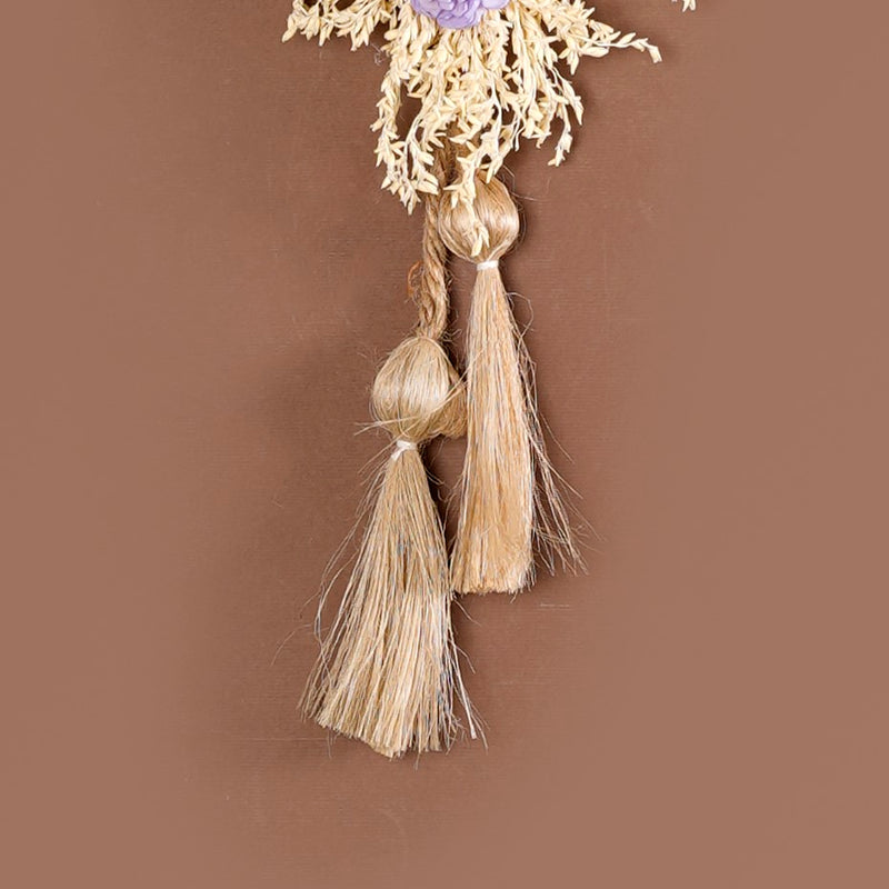 Sustainable Purple Sola Rose Wall Decor Set Of 4