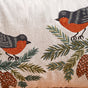 Swallows Perched On Pine Branches Cushion Cover 50x30cm