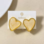 Sweet Hearts Studs White