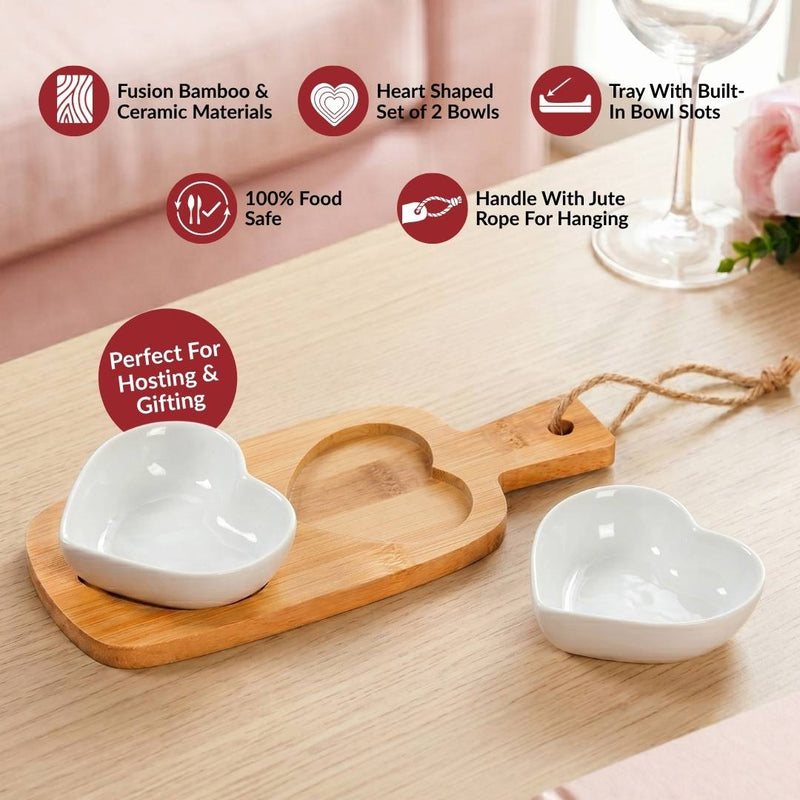 Sweetheart Snack Bowl Set Of 3