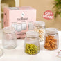 Swirl Jar With Lid Set Of 4 1300ml