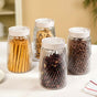 Tall Swirl Jar With Lid Set Of 4 1700ml