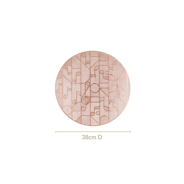 Symphony Rose Gold Table Mats Set Of 6