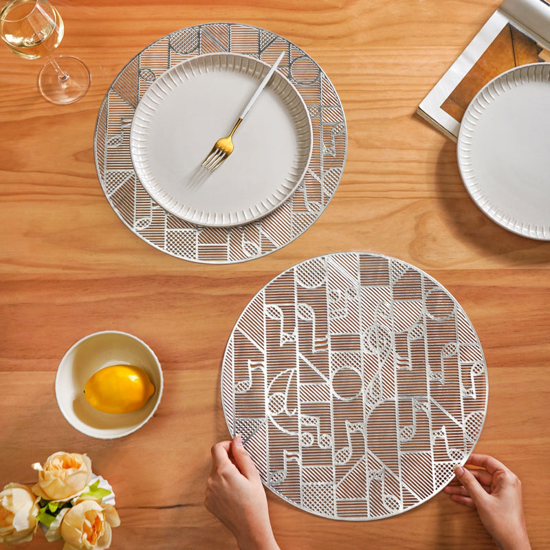 Symphony Silver Table Mat Set Of 6