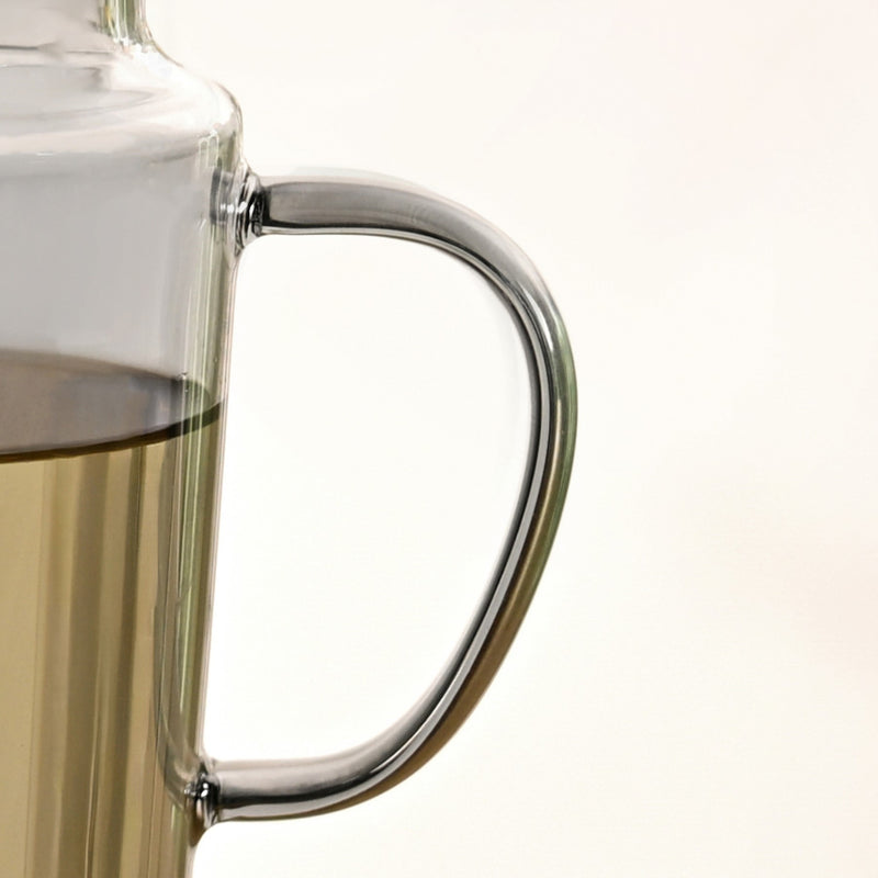 Sleek Black Tinted Borosilicate Bedside Carafe Set