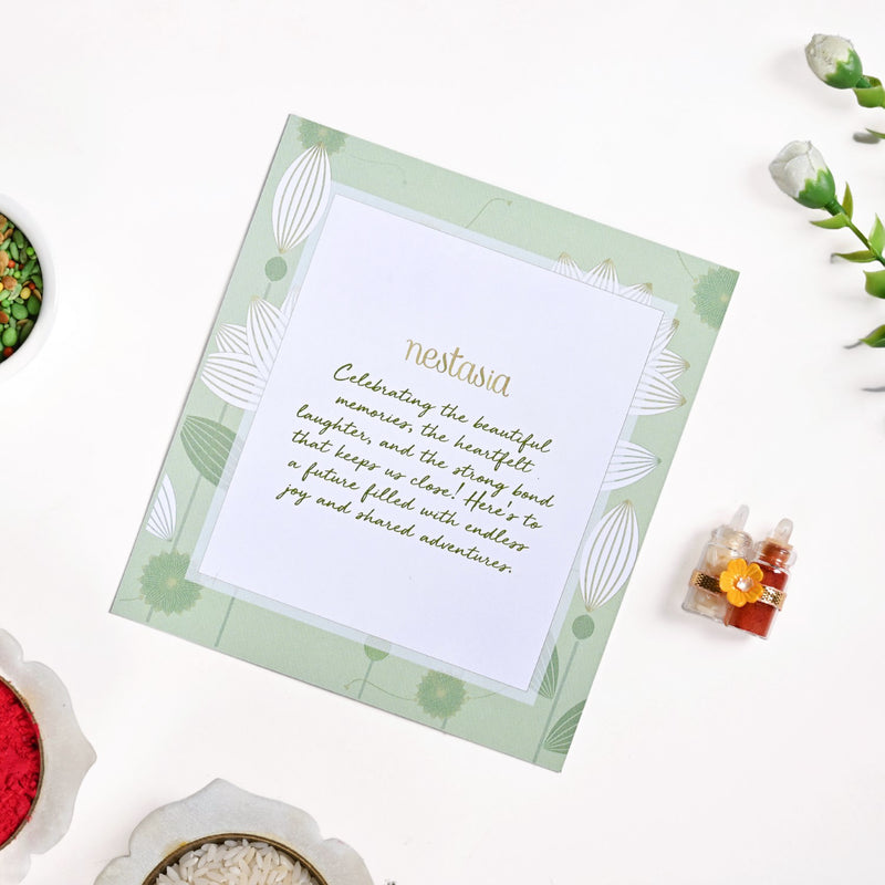 Classic Clover Mauli Rakhi Gift Set