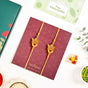 Autumn Leaf Rakhi Duo Gift Set