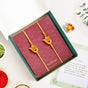Autumn Leaf Rakhi Duo Gift Set