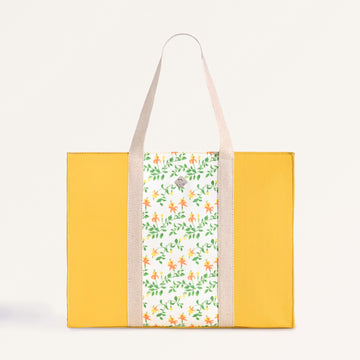 Floracore Canvas Tote Bag Yellow