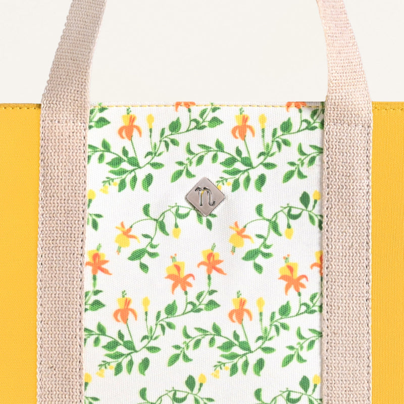 Floracore Canvas Tote Bag Yellow