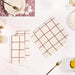Grid Cotton Table Napkin Set Of 4