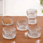 Ribbed Dessert Bowl Set Of 6 160ml