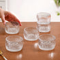 Ribbed Dessert Bowl Set Of 6 160ml