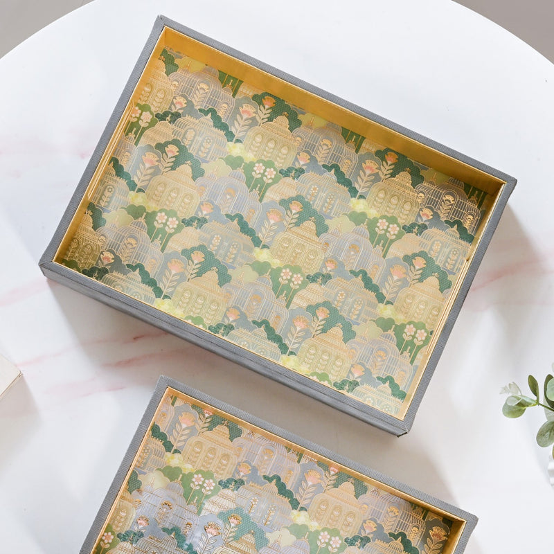 Fleure Heritage Tray Set Of 2