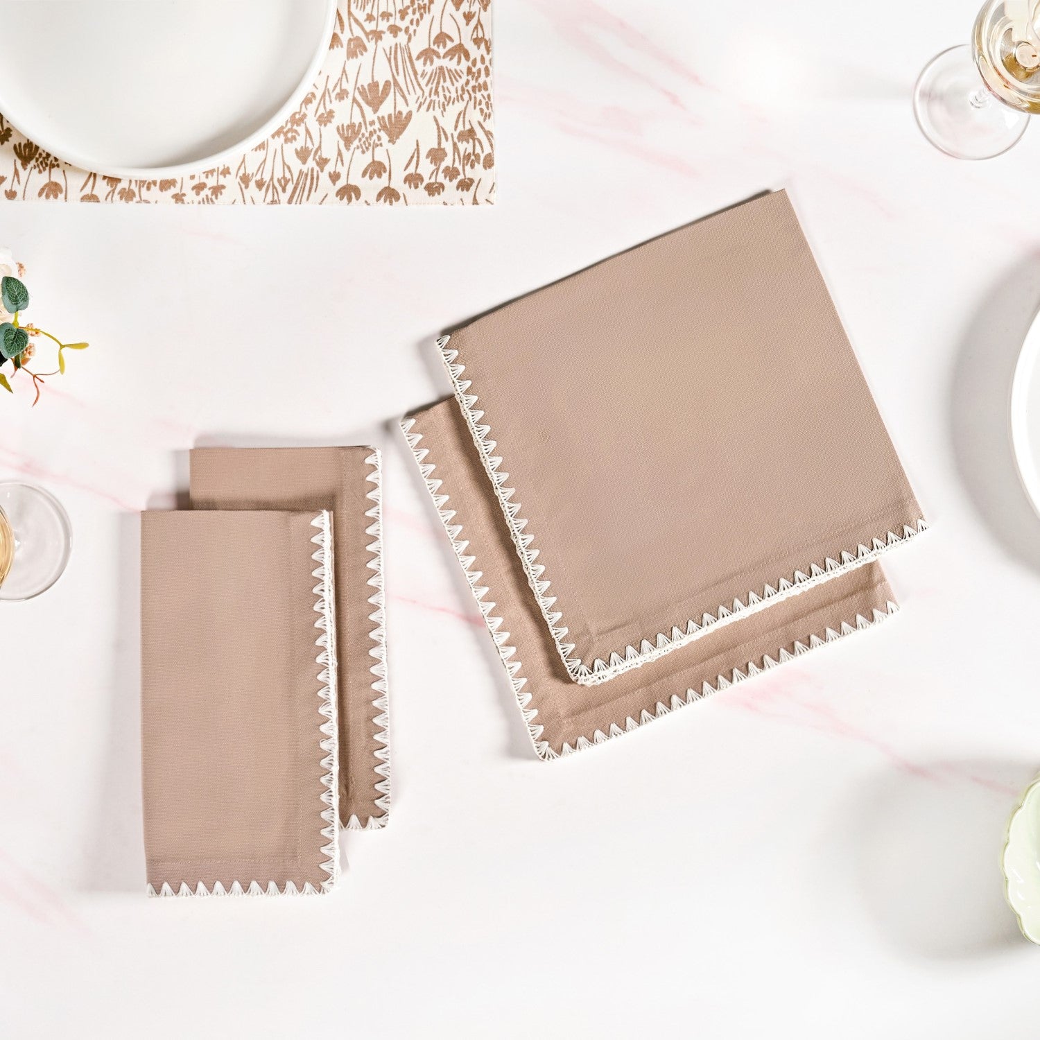 Mocha Mousse Napkin Set Of 4