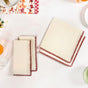 White Cotton Table Napkin Set Of 4