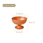 Terracotta Stemmed Dessert Bowls Set Of 4 150ml