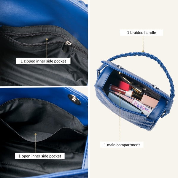 Soi Corde Blue Handbag