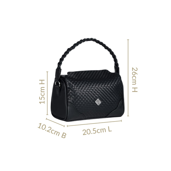 Soi Corde Black Handbag