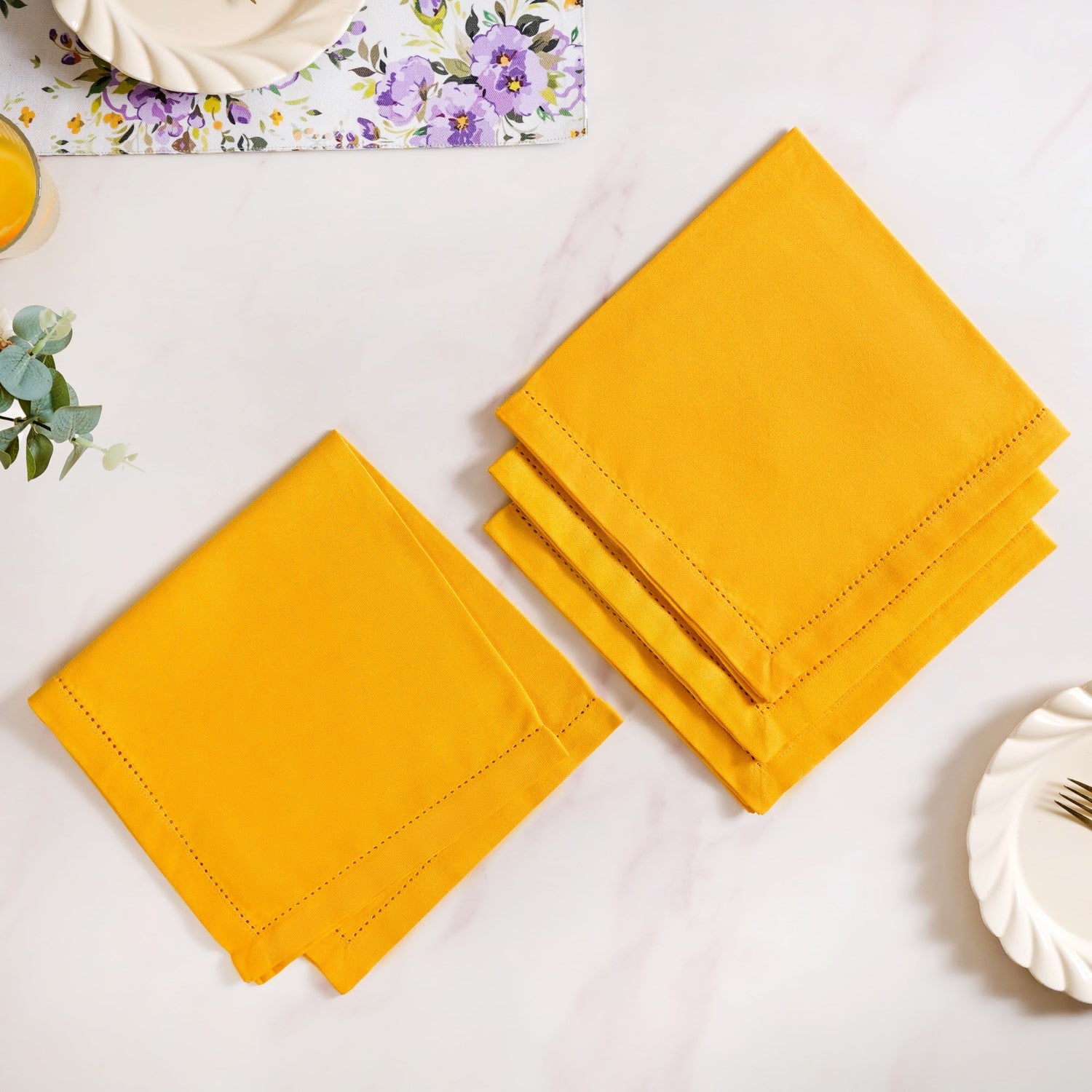Table Napkin Sunny Yellow Set Of 4