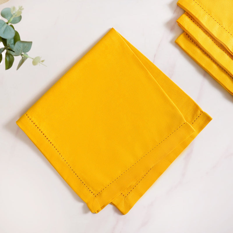 Table Napkin Sunny Yellow Set Of 6