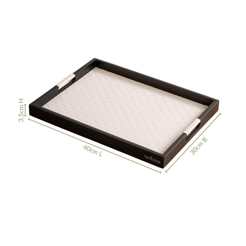 Table Top Luxury Tray Organiser Large Beige