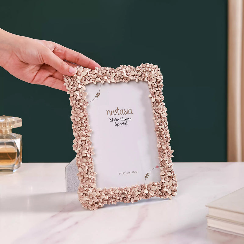 Floret Rectangle Table Photo Frame