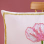 Tale of Two Blooms Embroidered Cushion Cover 40x40cm