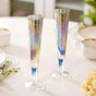 Tall Iridescent Champagne Glass Set Of 2 180ml