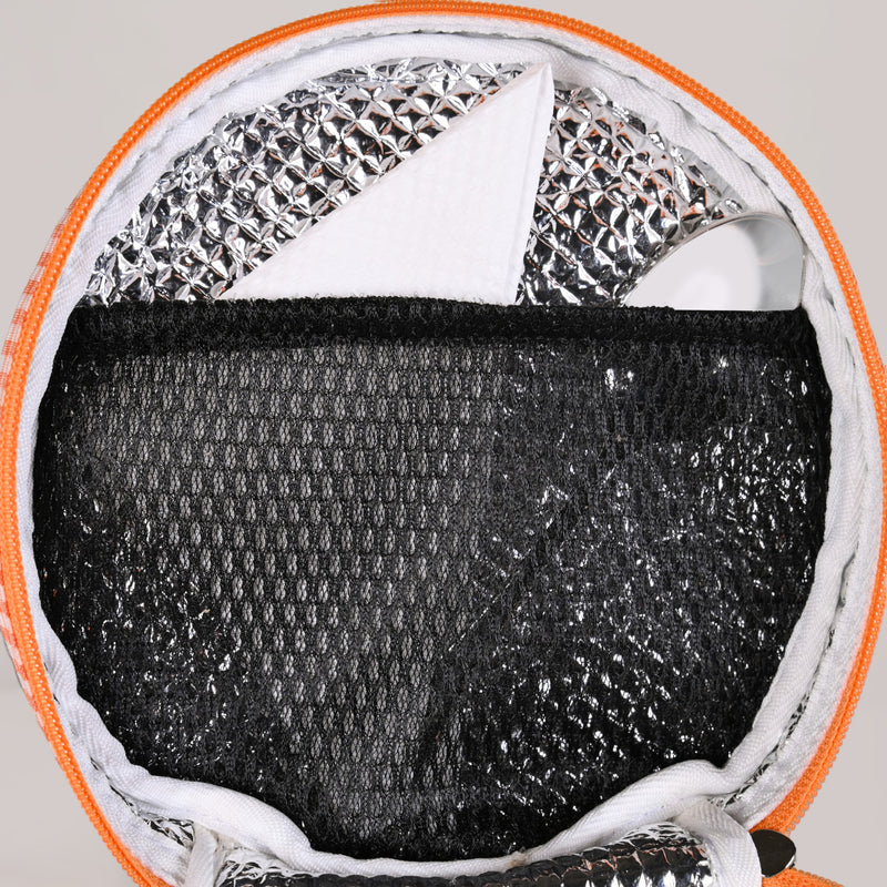 Tangerine Gingham Insulated Lunch Box Bag