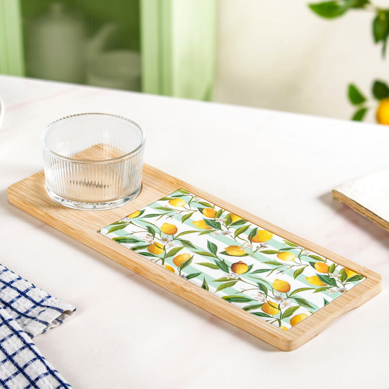 Tangy Tales Serving Platter With Bowl And Spoon Set Of 3