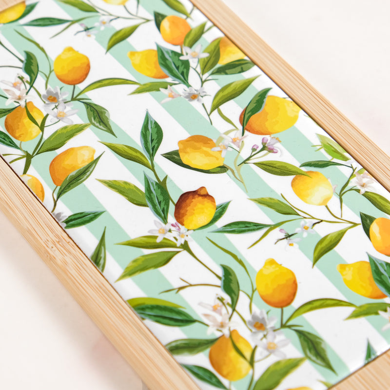 Tangy Tales Serving Platter With Bowl Spoon And Tray Set Of 3