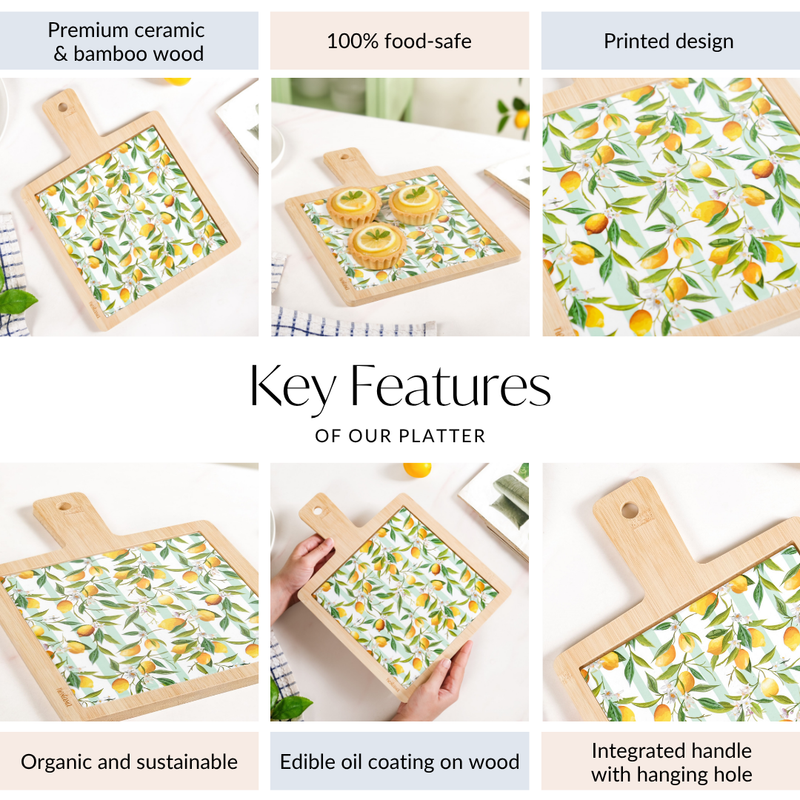 Tangy Tales Serving Platter 33x23cm