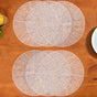 Taupe Webbed Table Mat Set Of 6
