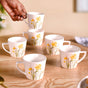 Daffodil Delight Tea Cup Set Of 6 150ml