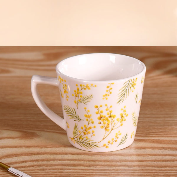 Spring Awakening Ceramic Tea Cup Set of 6 150ml