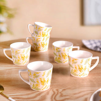 Spring Awakening Ceramic Tea Cup Set of 6 150ml