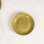 Costola Tea Cup And Saucer Set Of 4 Olive 125ml