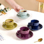 Mini Stackable Tea Cup And Saucer Set Of 4 100ml