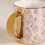 Ceramic Floral Teacup Set of 6 Pink 350ml