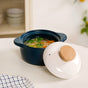 Teal Korean Stew Pot With Lid 700ml